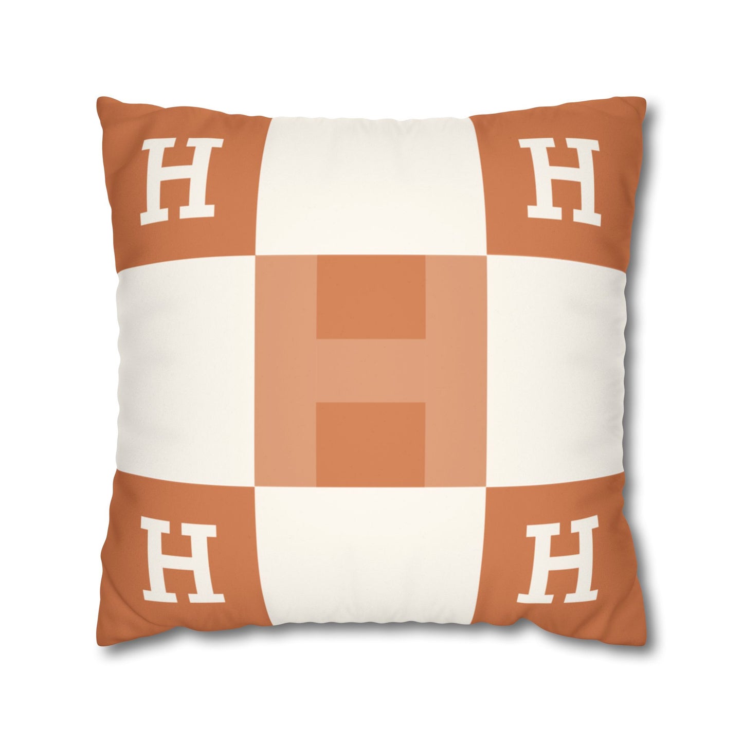 Hermès Avalon Inspired Pillowcase – Luxury Faux Suede Throw Pillow Cover