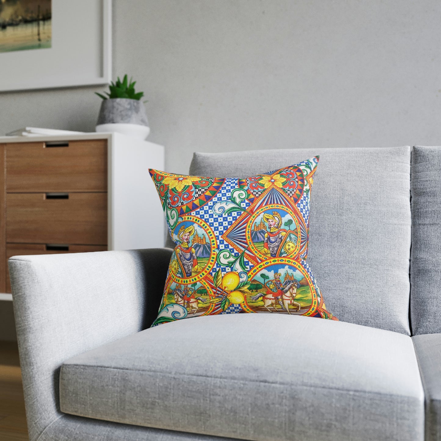 Dolce & Gabbana Inspired Pillow | Luxury Designer Cushion Cover