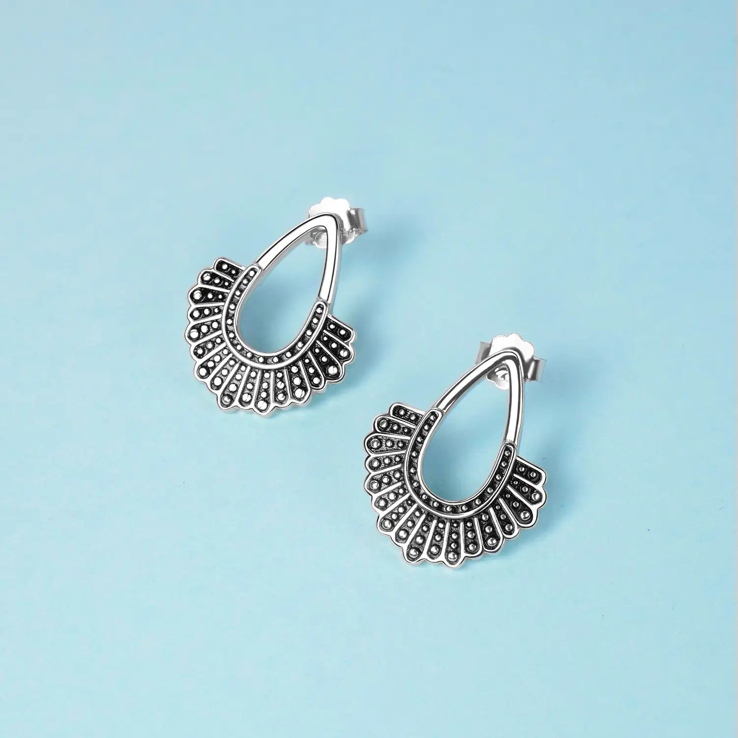 RBG Dissent Collar Earrings 925 Sterling Silver Earrings for Women