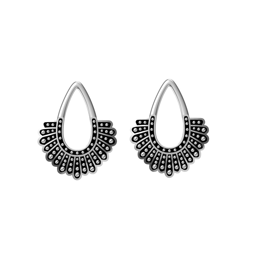 RBG Dissent Collar Earrings 925 Sterling Silver Earrings for Women
