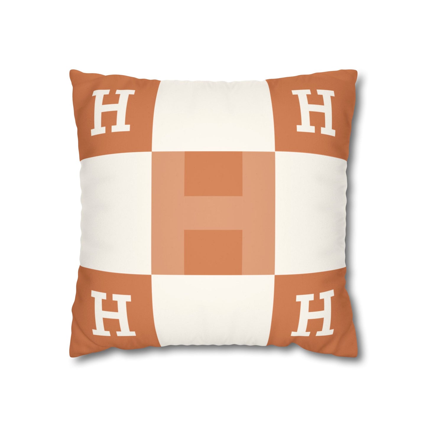 Hermès Avalon Inspired Pillowcase – Luxury Faux Suede Throw Pillow Cover