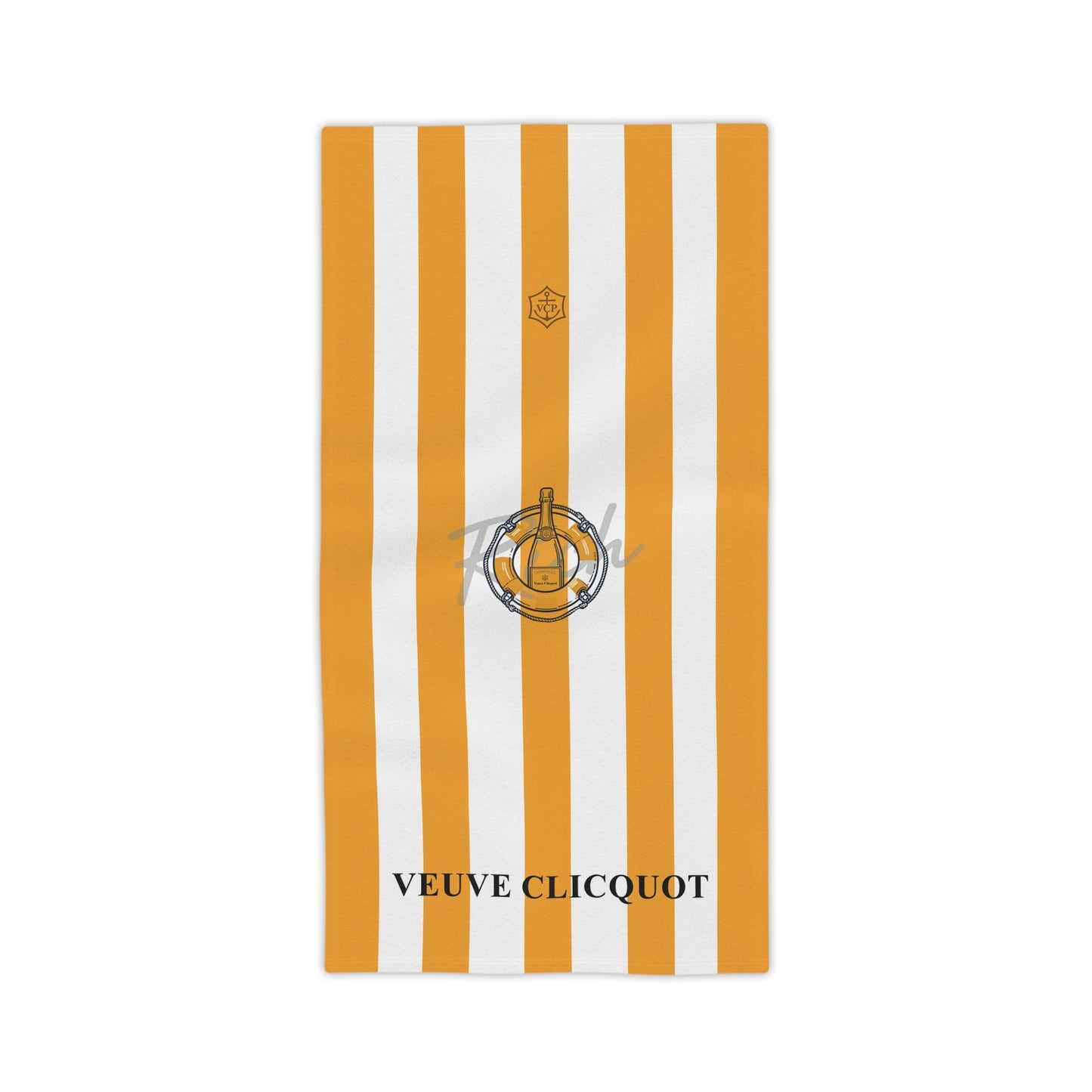 Veuve Clicquot Inspired Beach Towel | Luxury Pool & Travel Towel