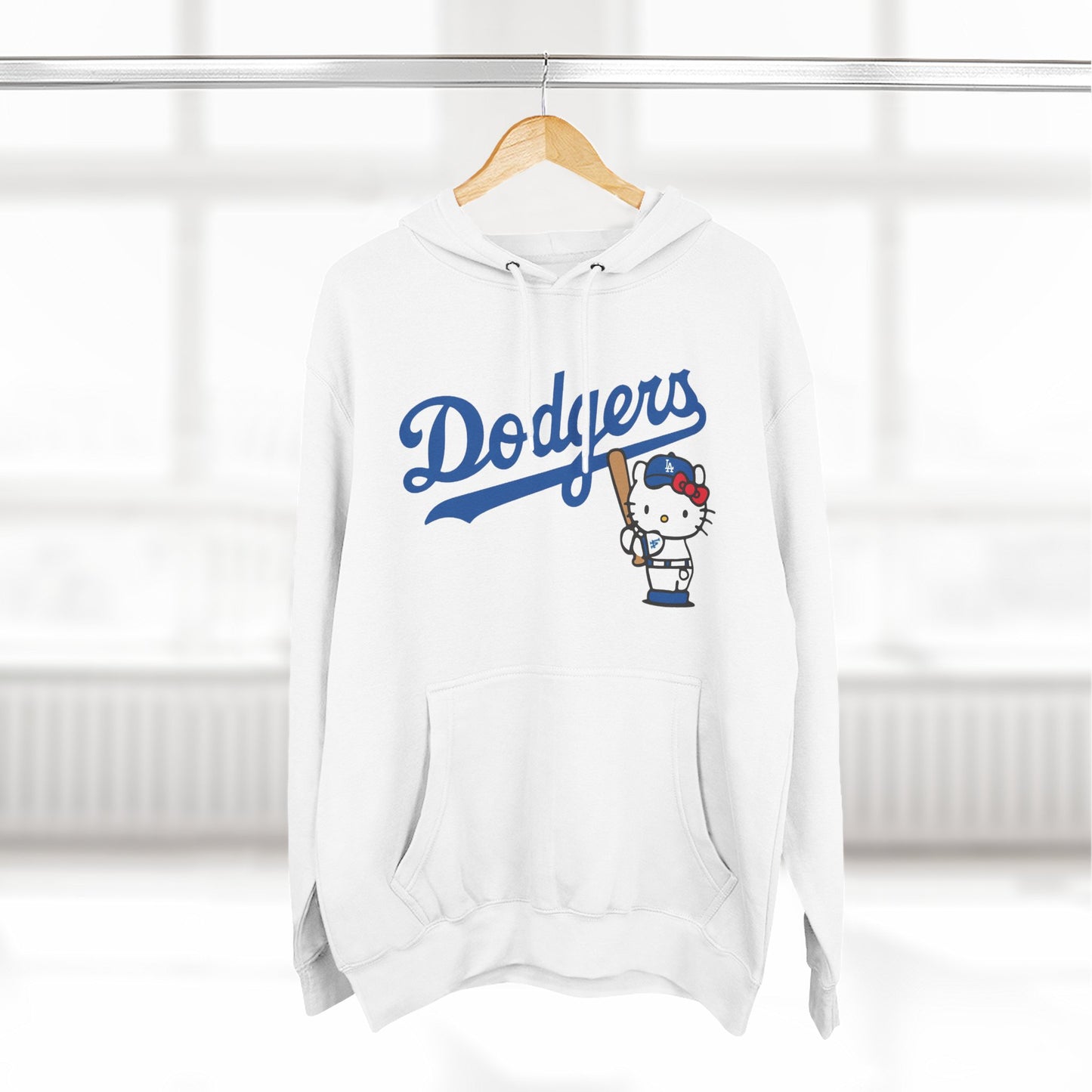 Hello Kitty Hoddie Night LA Dodgers Sweatshirt