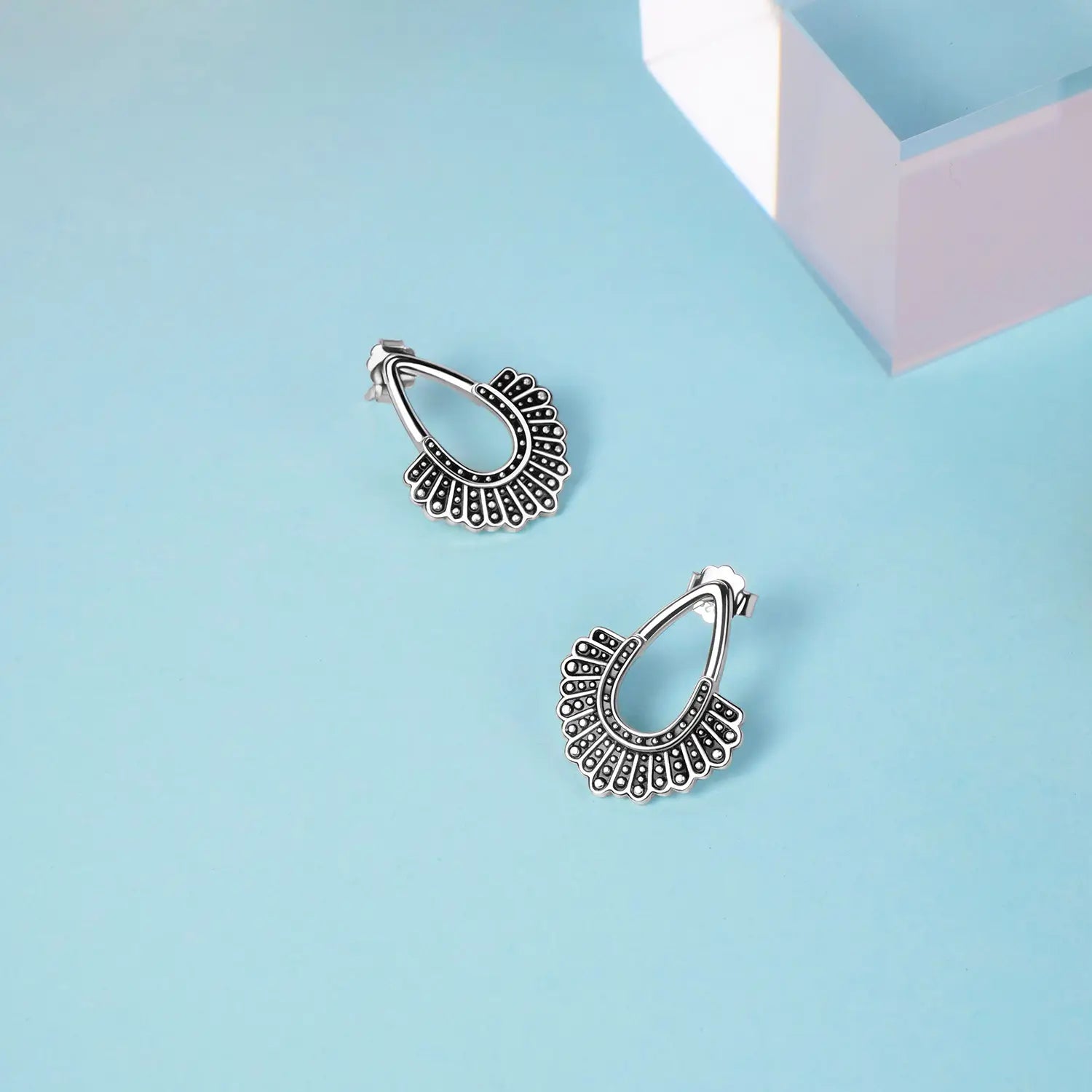 RBG Dissent Collar Earrings 925 Sterling Silver Earrings for Women