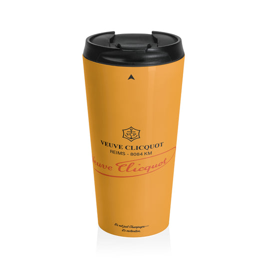 Veuve Clicquot Travel Mug | Insulated Stainless Steel Tumbler