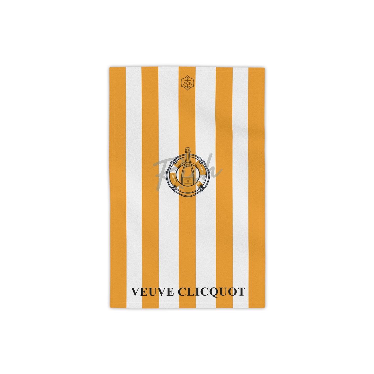 Veuve Clicquot Inspired Beach Towel | Luxury Pool & Travel Towel