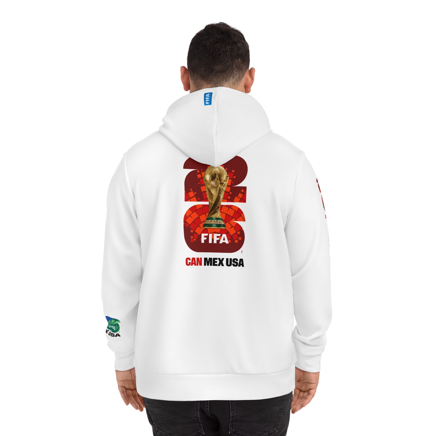 FIFA World Cup 2026 Hoodie - Can Mex USA Official Graphic Pullover Sweatshirt, Soccer Fan Gift, All-Over Print World Cup Merch