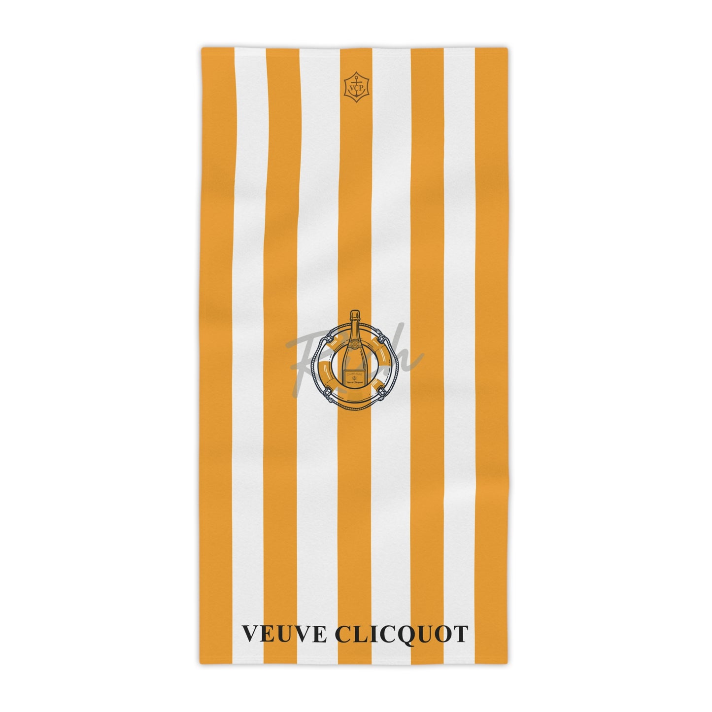 Veuve Clicquot Inspired Beach Towel | Luxury Pool & Travel Towel