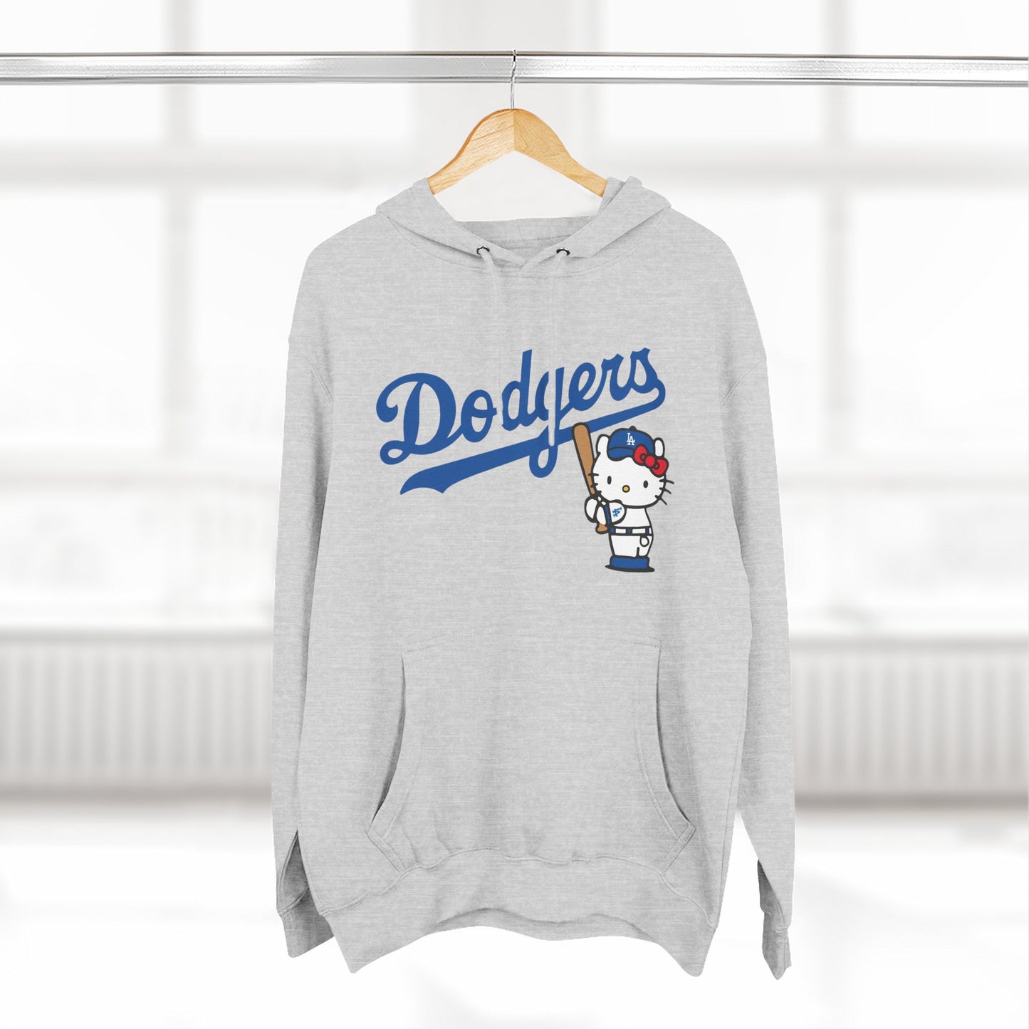 Hello Kitty Hoddie Night LA Dodgers Sweatshirt
