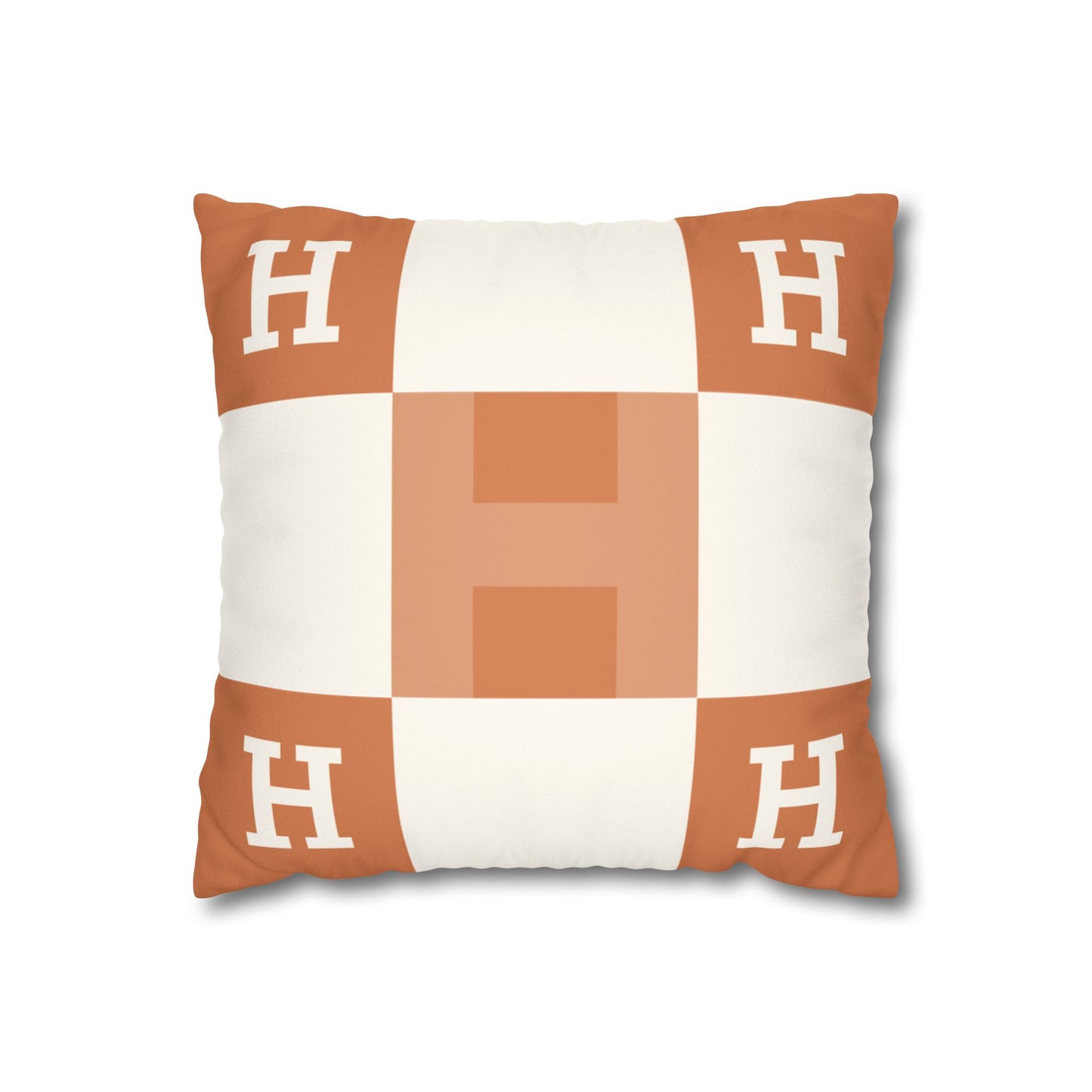 Hermès Avalon Inspired Pillowcase – Luxury Faux Suede Throw Pillow Cover