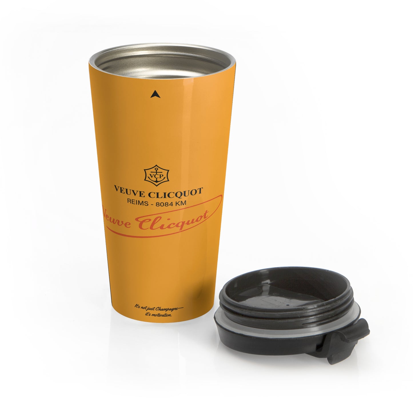 Veuve Clicquot Travel Mug | Insulated Stainless Steel Tumbler