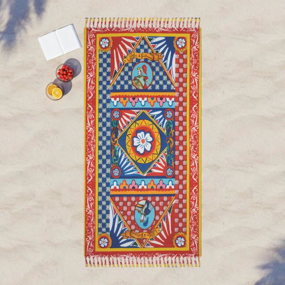 Dolce & Gabbana Boho Beach Cloth - 38’’ × 81’’ / Polyester - Home Decor
