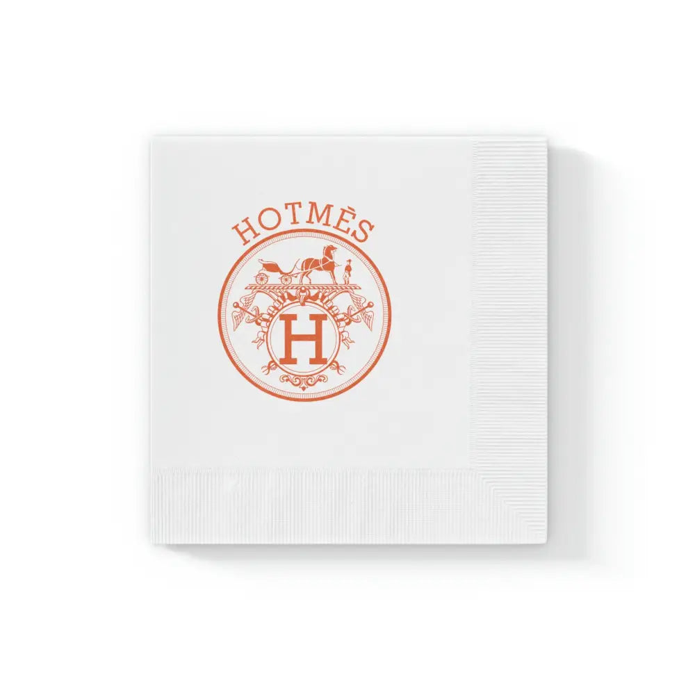 HOTMES H NAPKIN - 4.8’’ x 4.8’’ / White / 50 pcs - Home Decor
