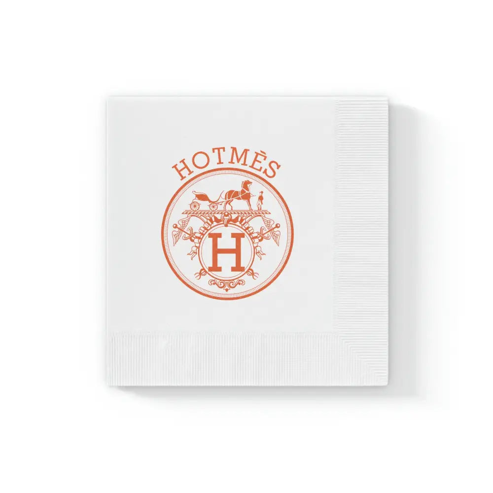 HOTMES H NAPKIN - 6.5’’ x 6.5’’ / White / 50 pcs - Home Decor