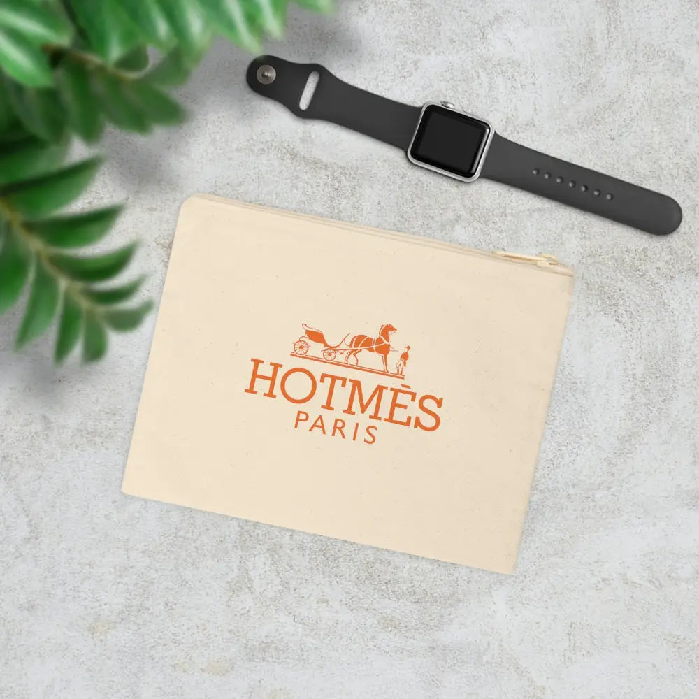 Hotmes Paris - Cotton Zipper Pouch - 8.3’’ × 7.8’’ - Bags