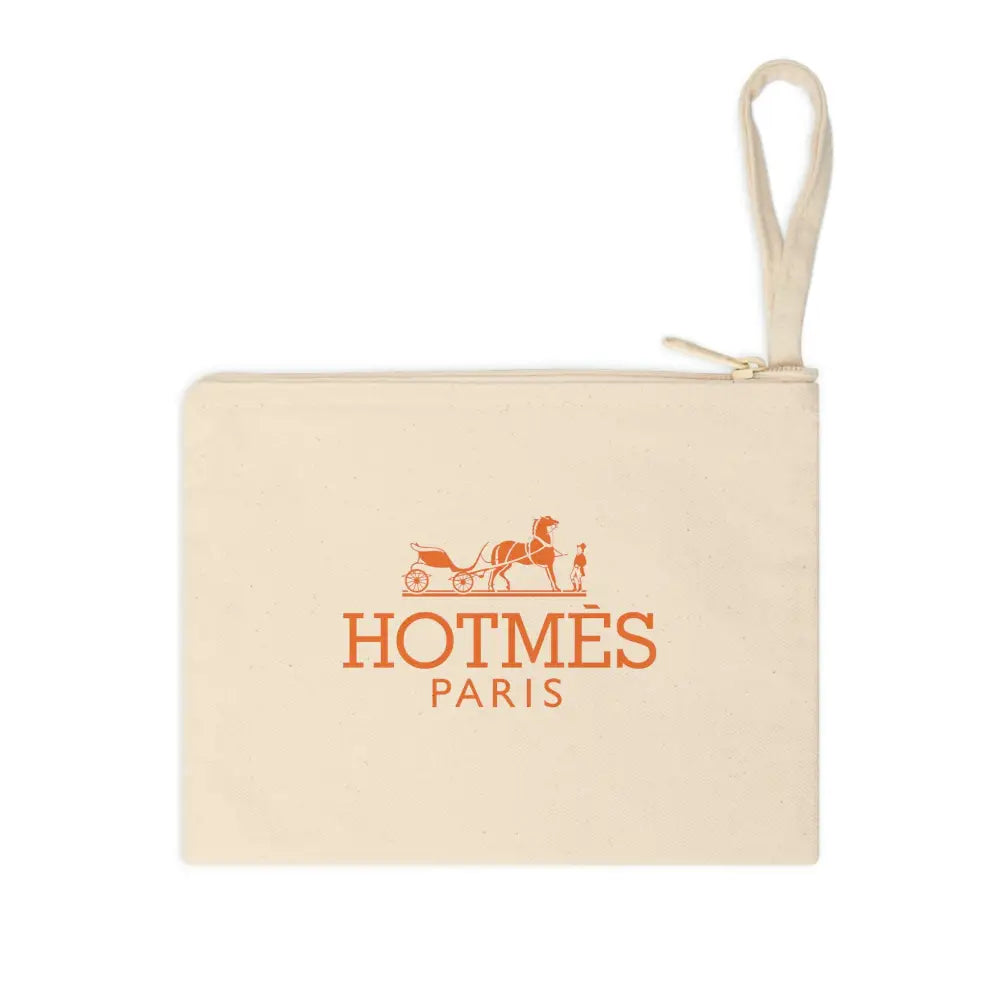 Hotmes Paris - Cotton Zipper Pouch - 8.3’’ × 7.8’’ - Bags