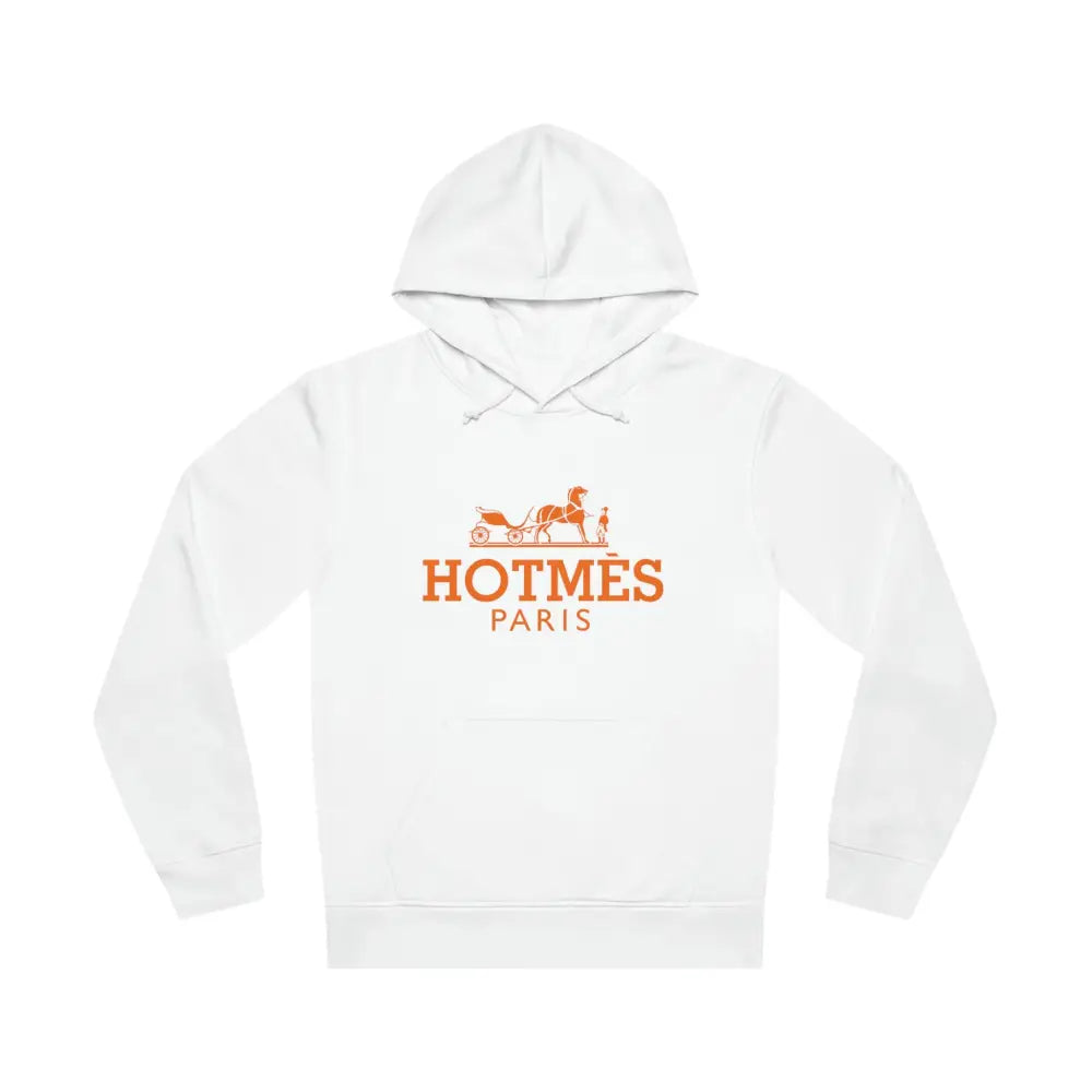 Hotmes Paris Graphic Hoodie | Organic Cotton Pullover Sweatshirt - White / S - Hoodie