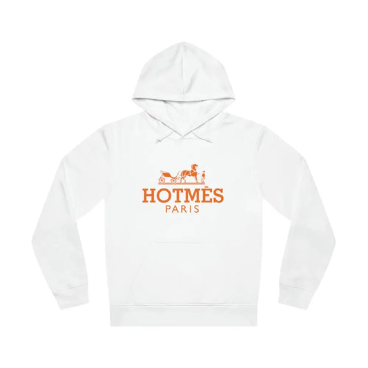 Hotmes Paris Graphic Hoodie | Organic Cotton Pullover Sweatshirt - White / S - Hoodie
