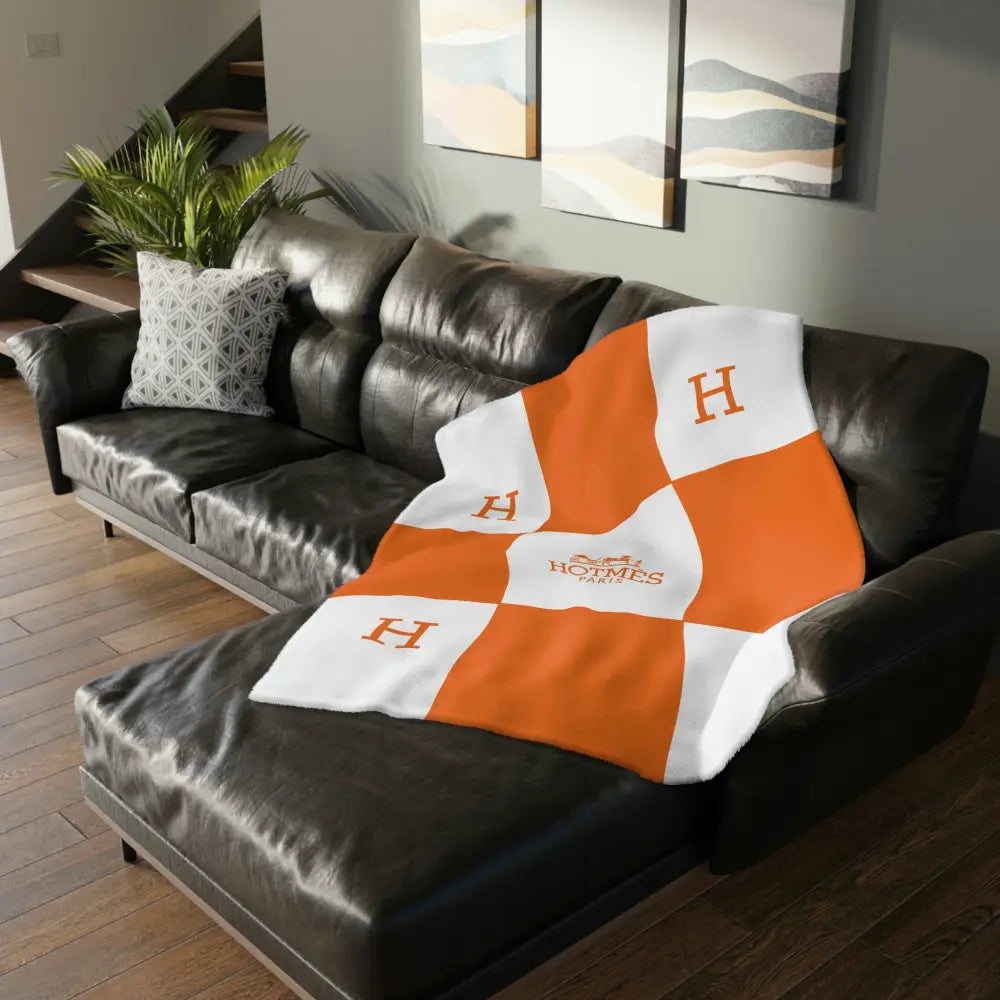 Hotmes Paris Minky Blanket (Two-sided print) - Home Decor