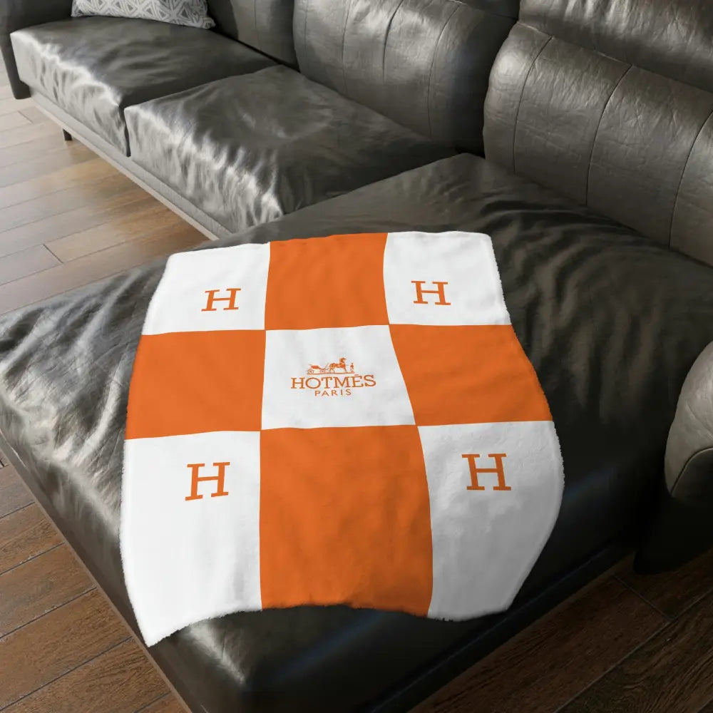 Hotmes Paris Minky Blanket (Two-sided print) - Home Decor