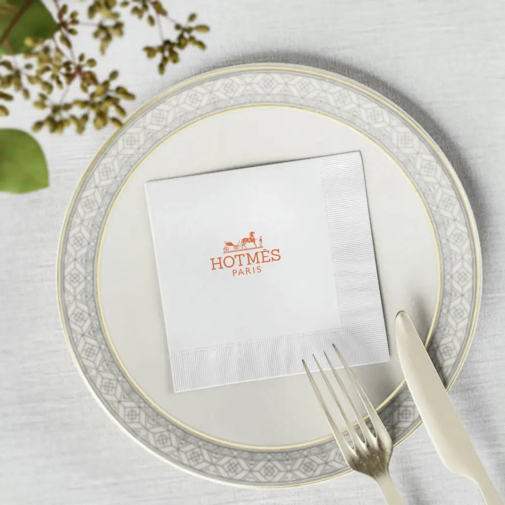 Hotmes Paris New Year Napkins - 50pcs / 100pcs - Home Decor