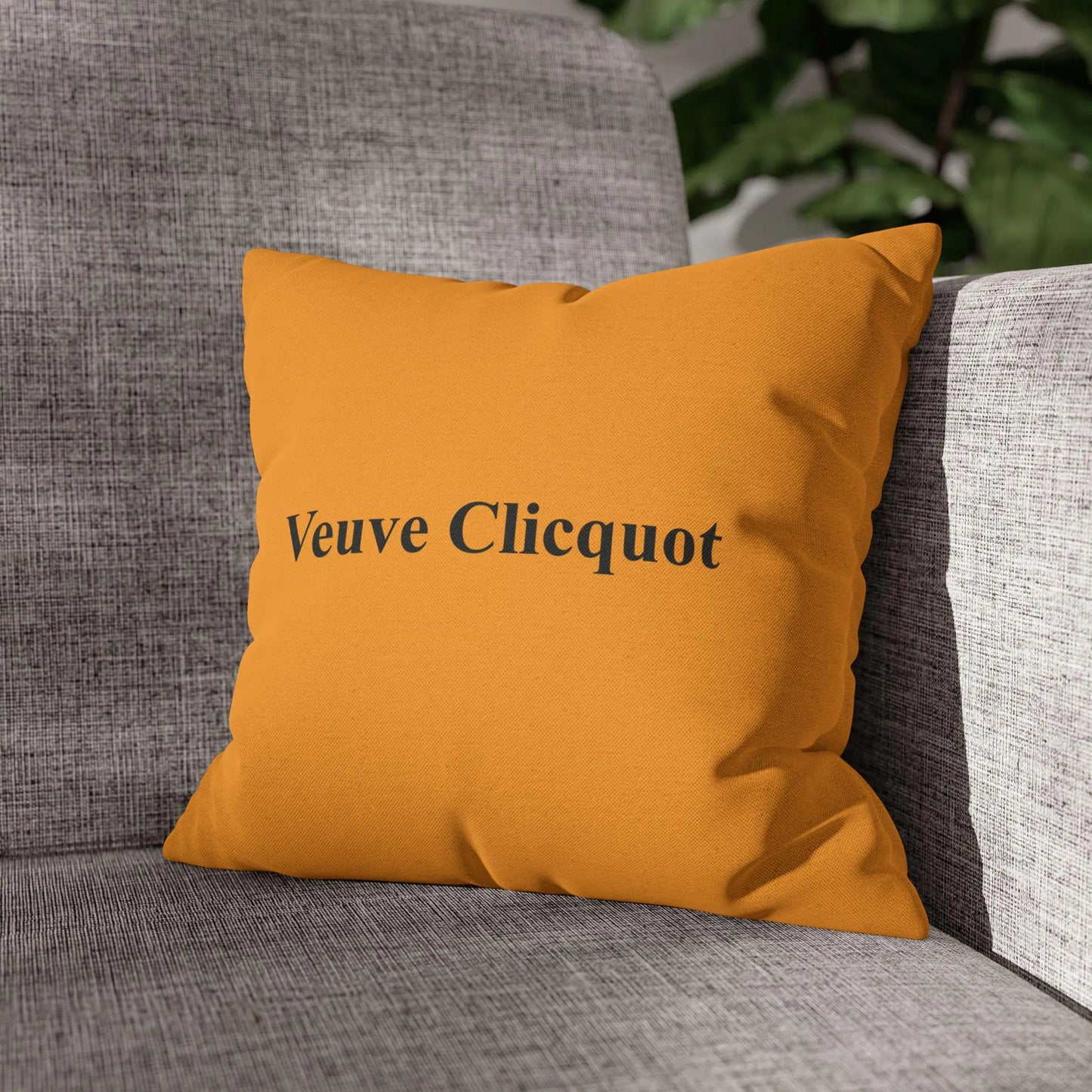 Veuve Clicquot Inspired Pillowcase | Luxury Cushion Cover