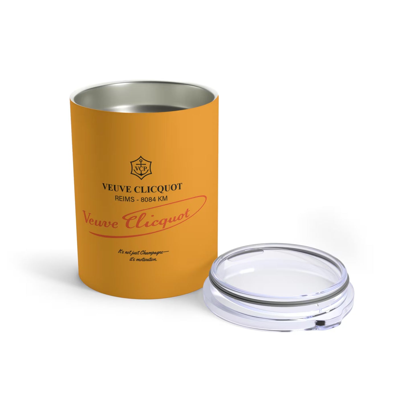 Veuve Clicquot Travel Mug | Insulated Stainless Steel Tumbler