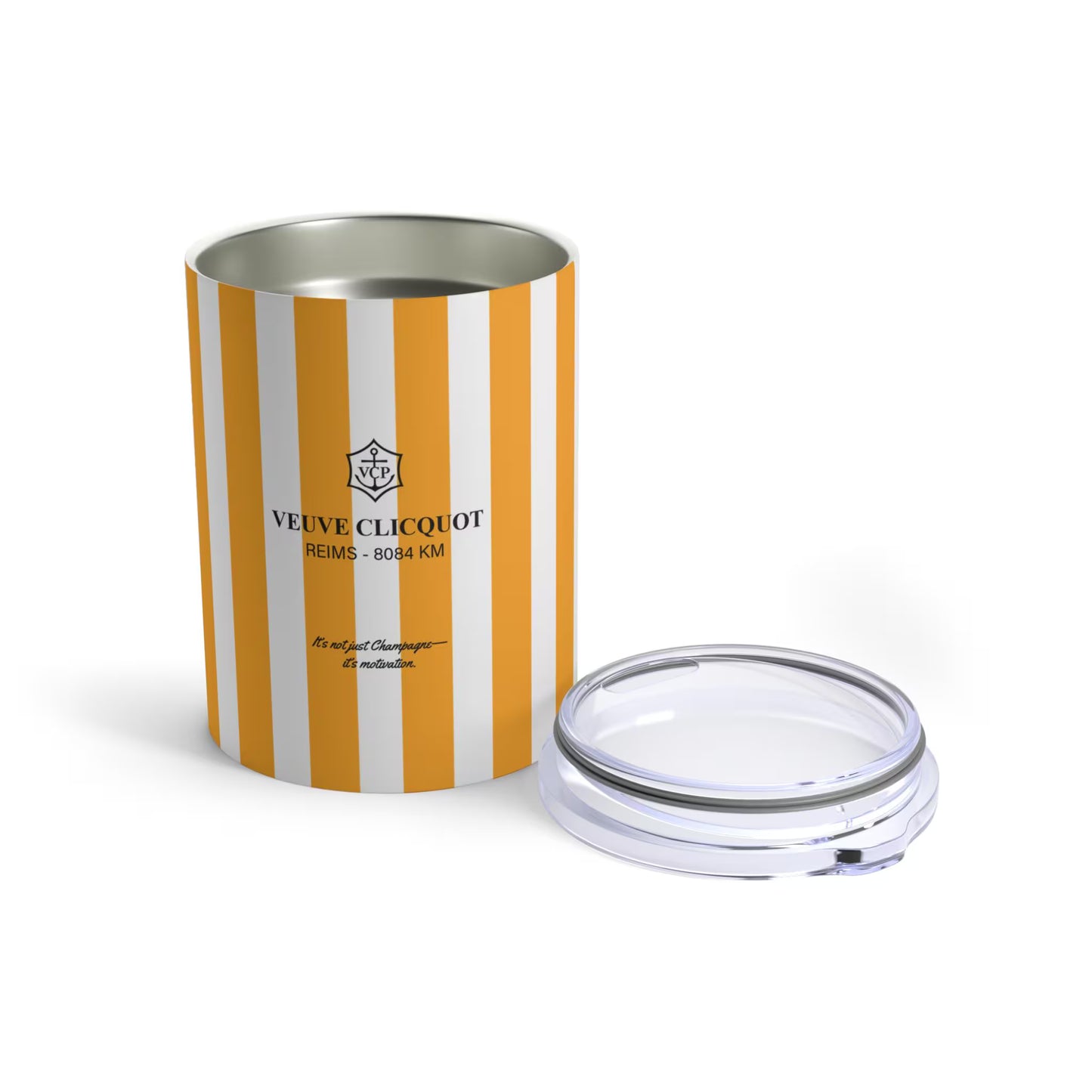 Veuve Clicquot Travel Mug | Insulated Stainless Steel Tumbler