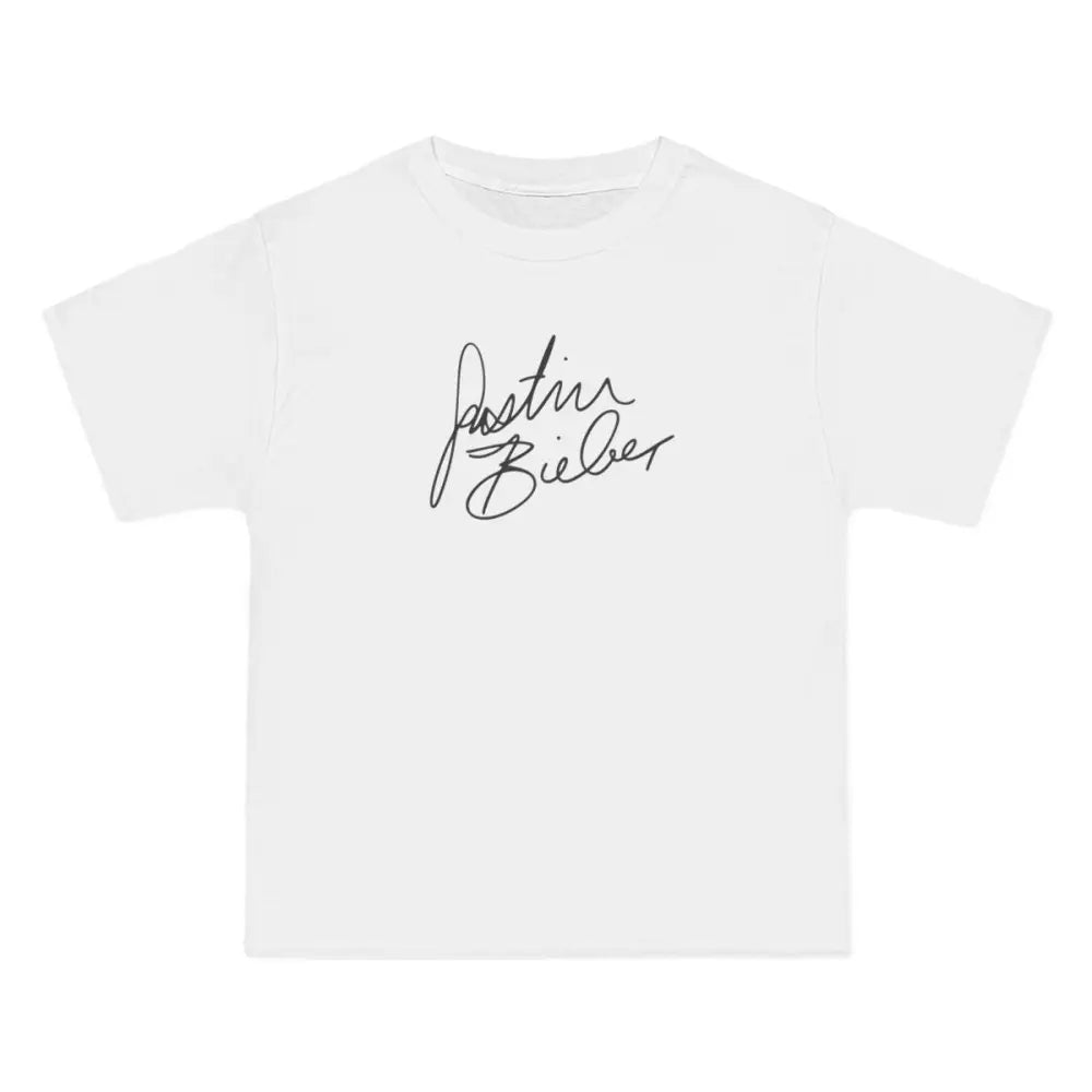 Justin Bieber Coachella Vintage Logo T-Shirt - Black / S / Bieber Signature - T-Shirt