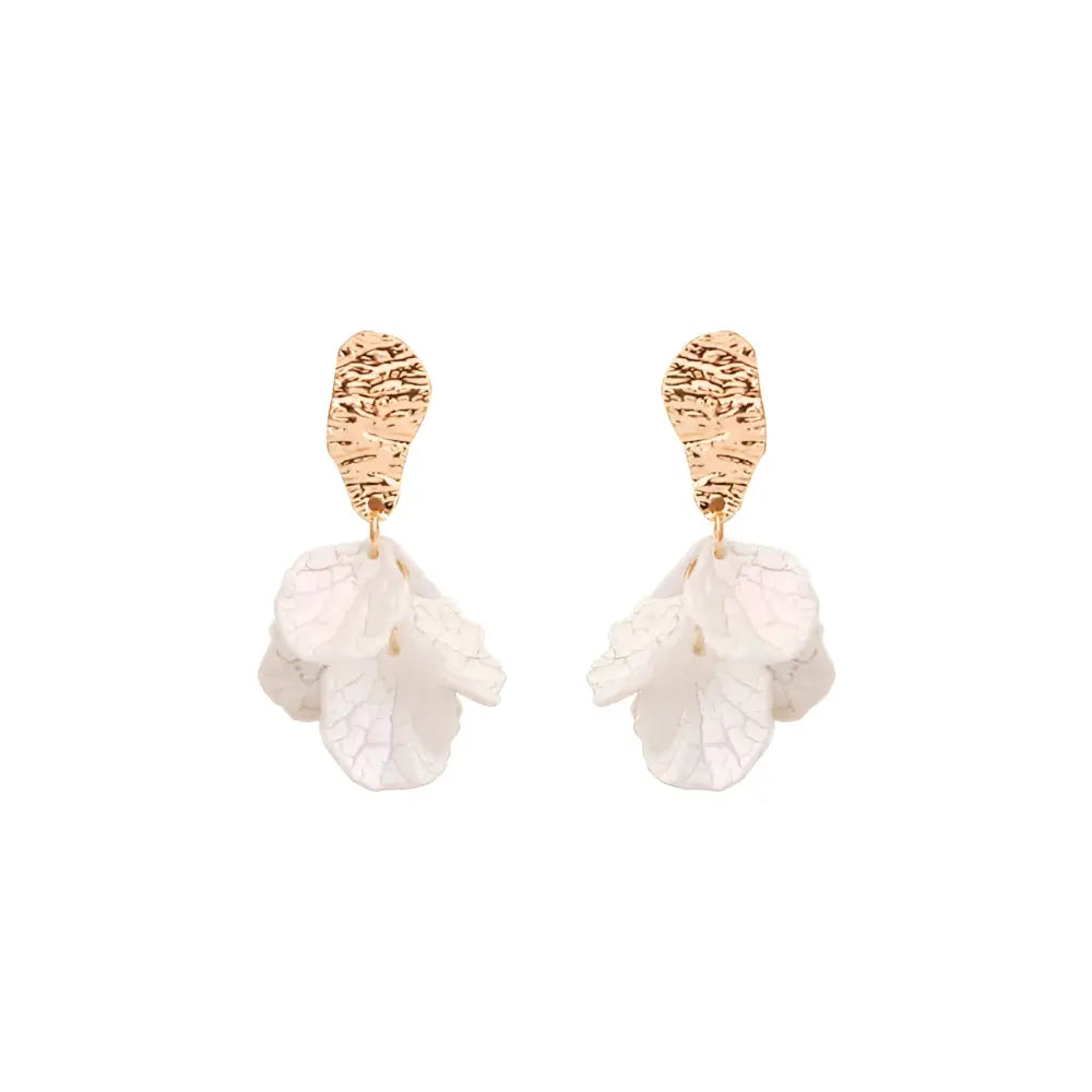 K Collective Acrylic Shell Earrings - Shell - Earrings