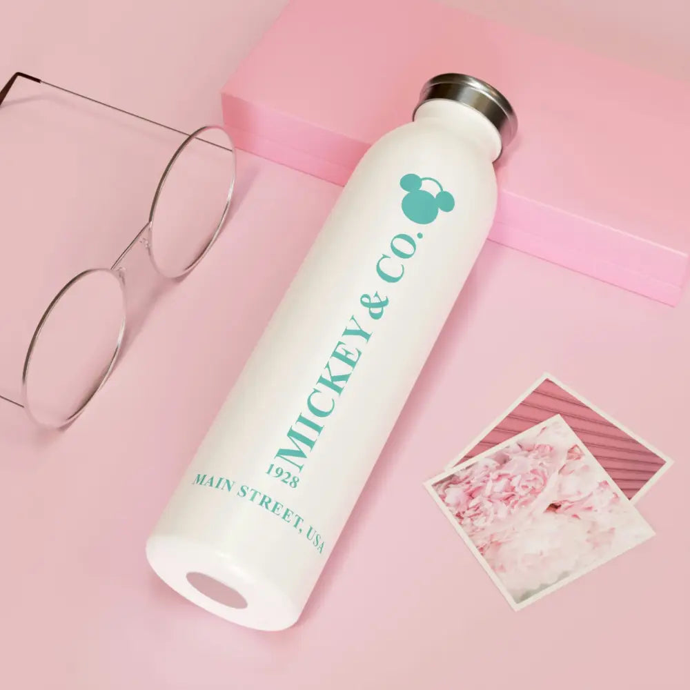 Mickey & Co. Aesthetic Slim Water Bottle - 20oz / White - Mug