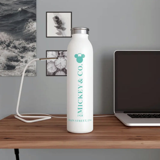 Mickey & Co. Aesthetic Slim Water Bottle - 20oz / White - Mug