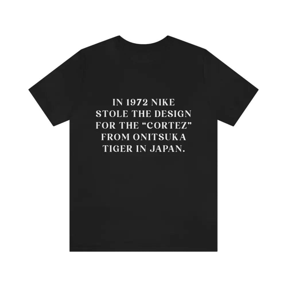 Nike Stole Cortez Tee - Black / S - T-Shirt