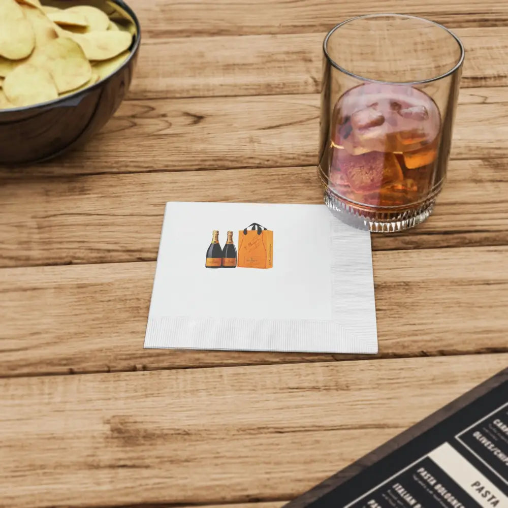 Pour Decisions Veuve Clicquot Napkin - Home Decor