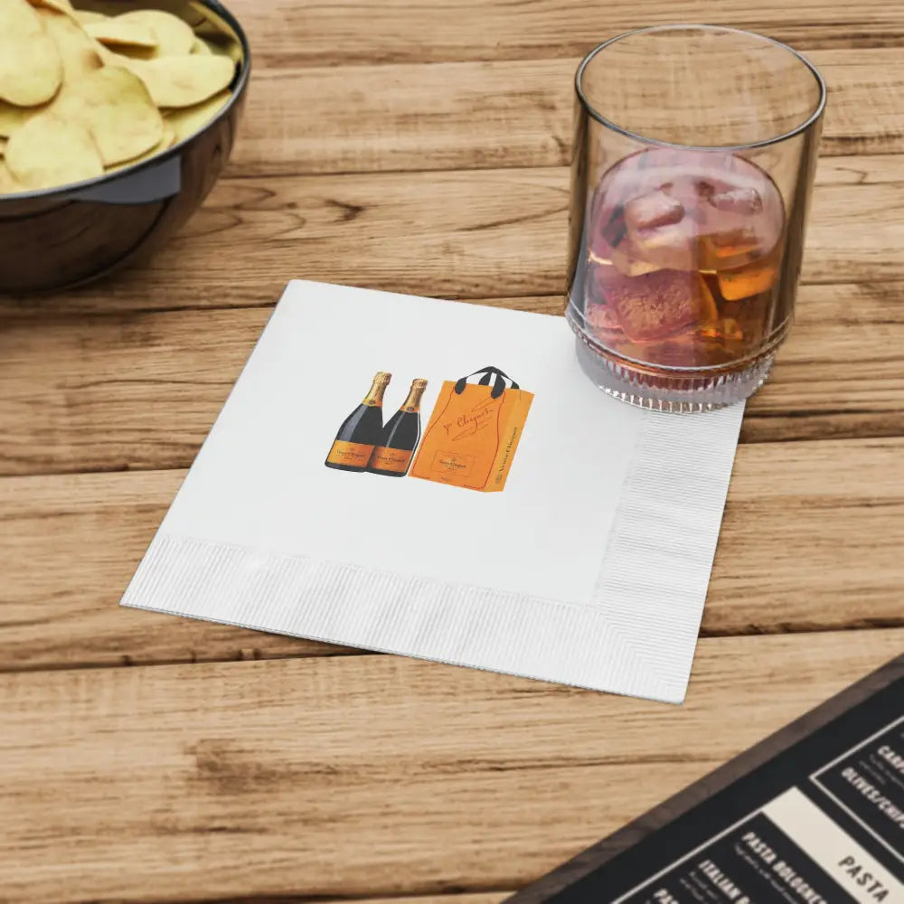 Pour Decisions Veuve Clicquot Napkin - Home Decor