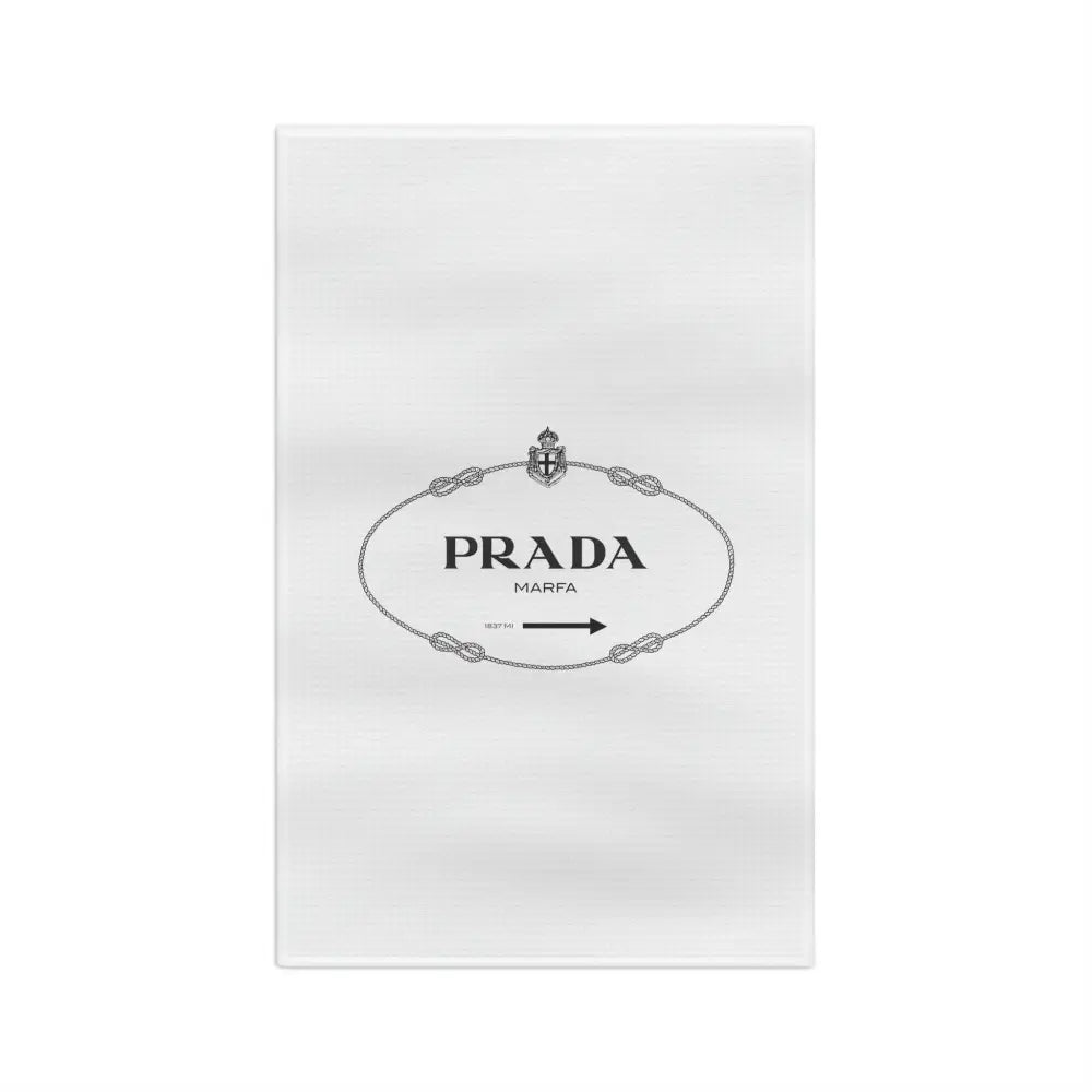 PRADA Marfa 2023 - Tea Towel - 16’’ × 25’’ - Home Decor