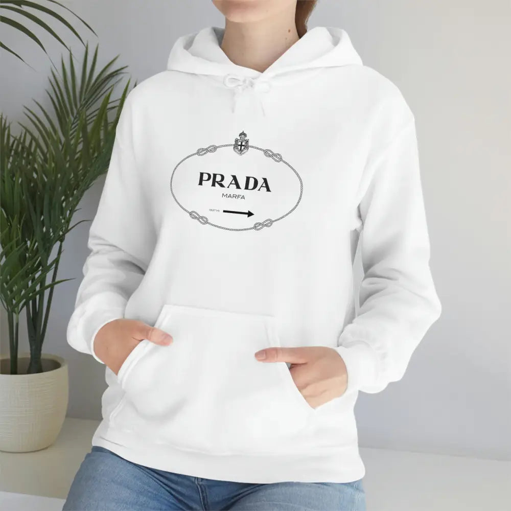 Prada Marfa Hoodie - White / S - Hoodie