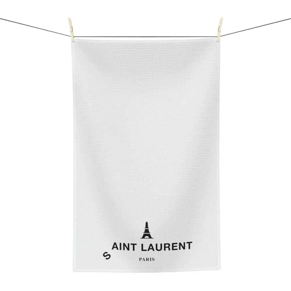 S Aint Laurent - Soft Tea Towel (Bottom) - 16’’ × 25’’ - Home Decor