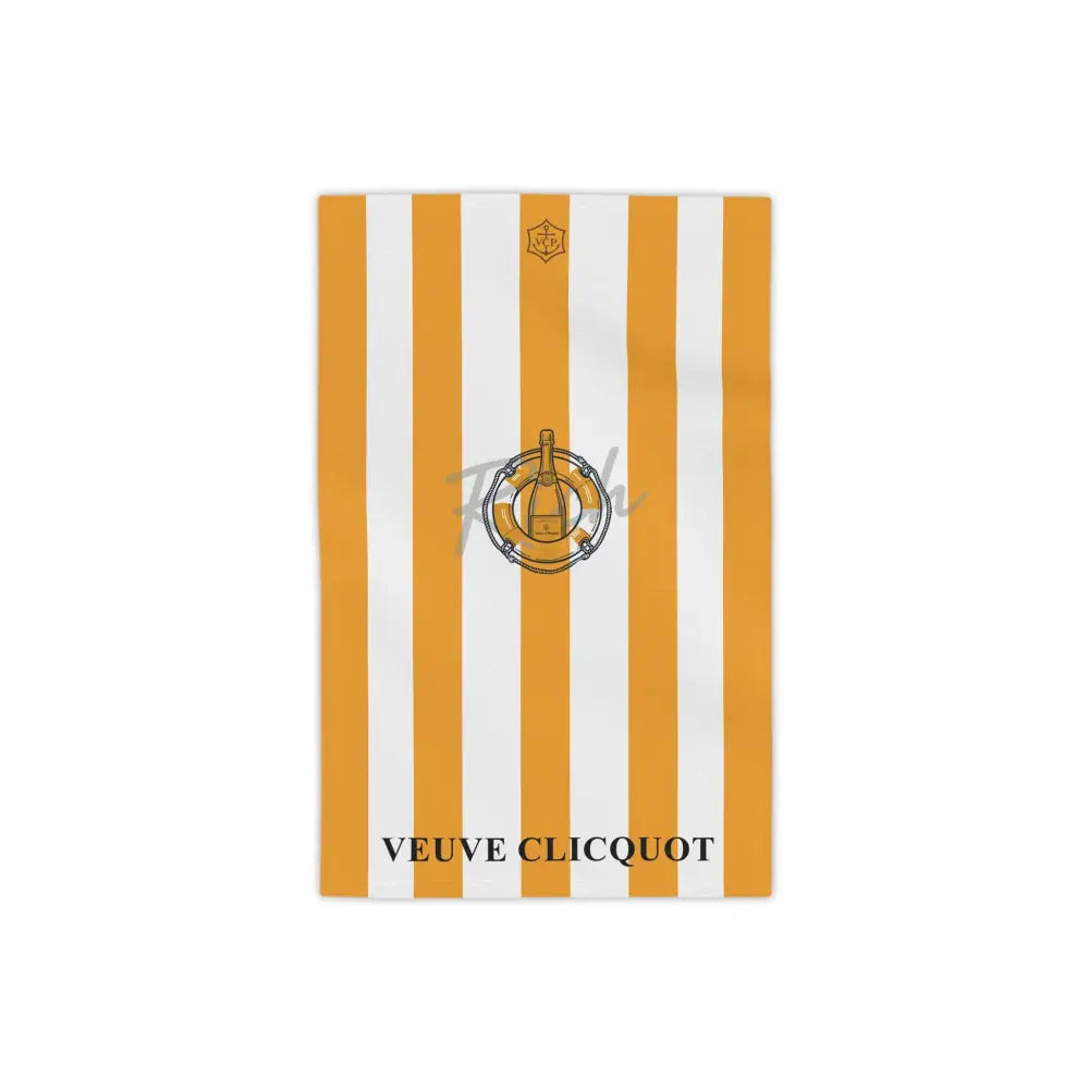 Veuve Clicquot Beach Towel Luxury Champagne-Inspired Quick-Dry Towel - 18’’ x 27’’ / Stripes - Home Decor