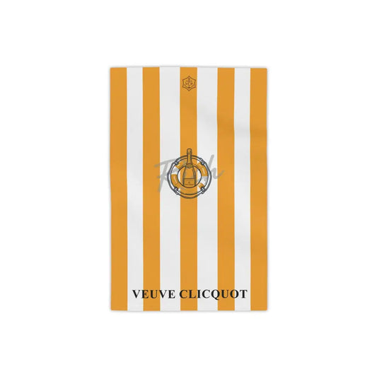 Veuve Clicquot Beach Towel Luxury Champagne-Inspired Quick-Dry Towel - 18’’ x 27’’ / Stripes - Home Decor