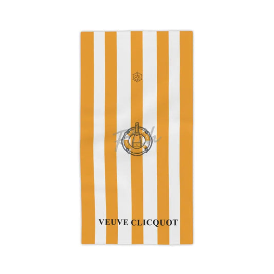 Veuve Clicquot Beach Towel Luxury Champagne-Inspired Quick-Dry Towel - 24’’ x 44’’ / Stripes - Home Decor