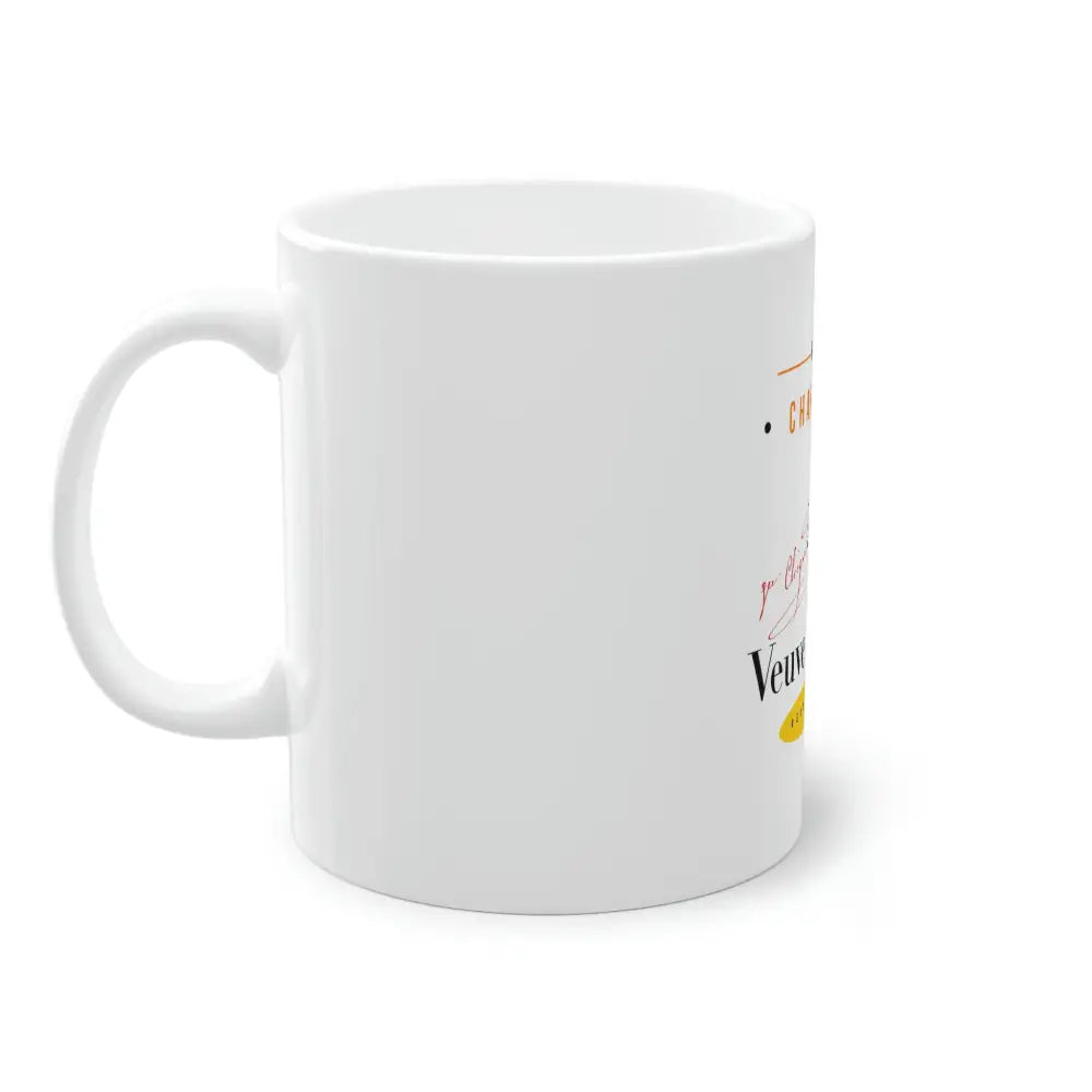 Veuve Clicquot Drink Champagne Mug - 11oz / White / Glossy - Mug