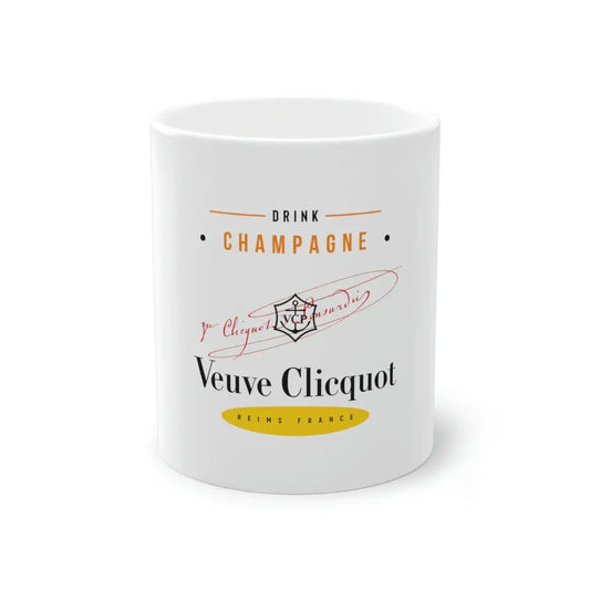 Veuve Clicquot Drink Champagne Mug - 11oz / White / Glossy - Mug