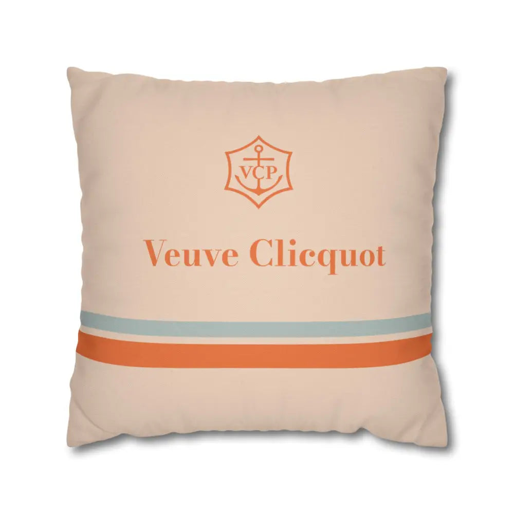 Veuve Clicquot Inspired Pillow Covers – Luxury Champagne Throw Pillows - 20’’ × 20’’ / Signature Luxe - Home Decor