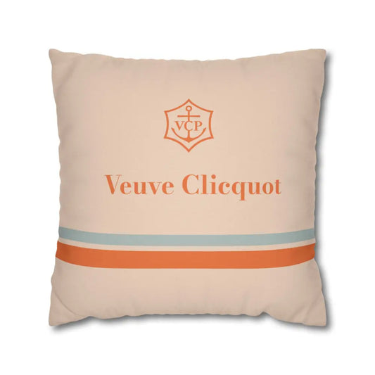 Veuve Clicquot Inspired Pillow Covers – Luxury Champagne Throw Pillows - 20’’ × 20’’ / Signature Luxe - Home Decor