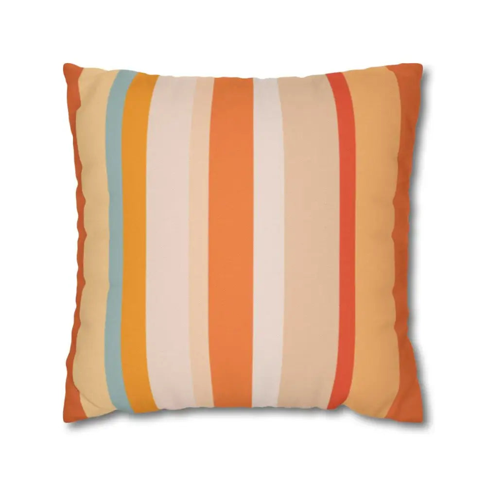 Veuve Clicquot Inspired Pillow Covers – Luxury Champagne Throw Pillows - 14’’ × 14’’ / Sunset Stripes - Home Decor