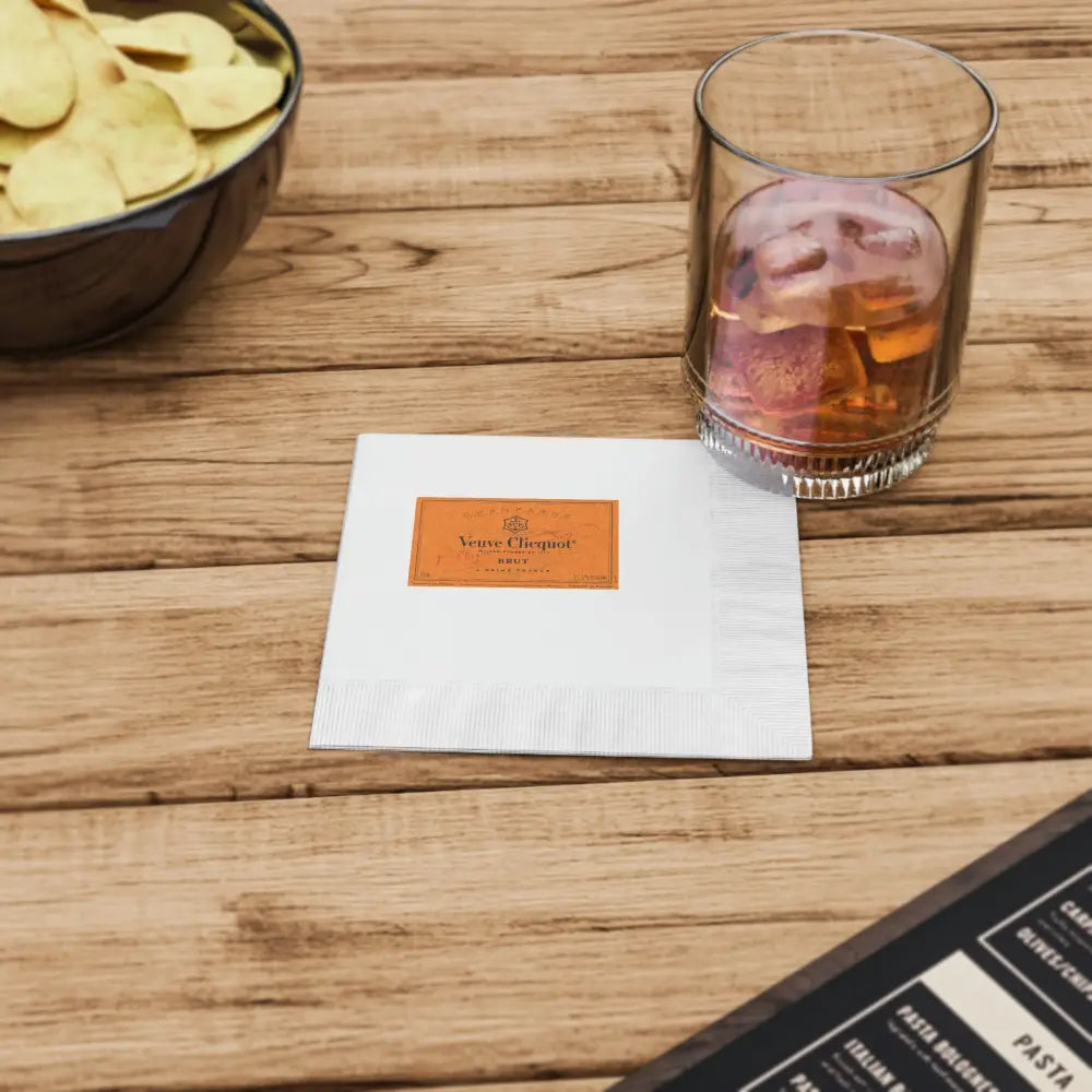 Veuve Clicquot Napkins High Quality Prints - 50pcs / 100pcs - Home Decor