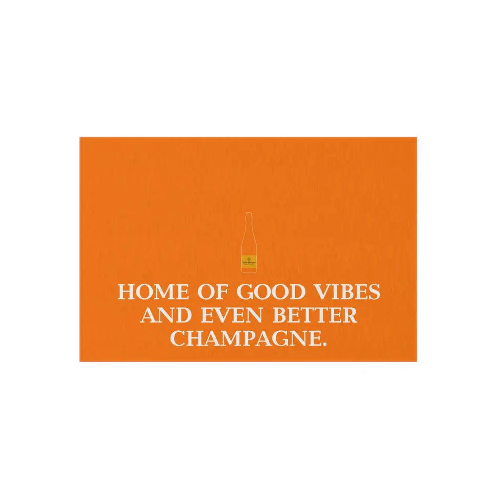 Veuve Clicquot Outdoor Rug – Luxury Champagne Patio & Poolside Decor - 48’’ × 72’’ - Home Decor