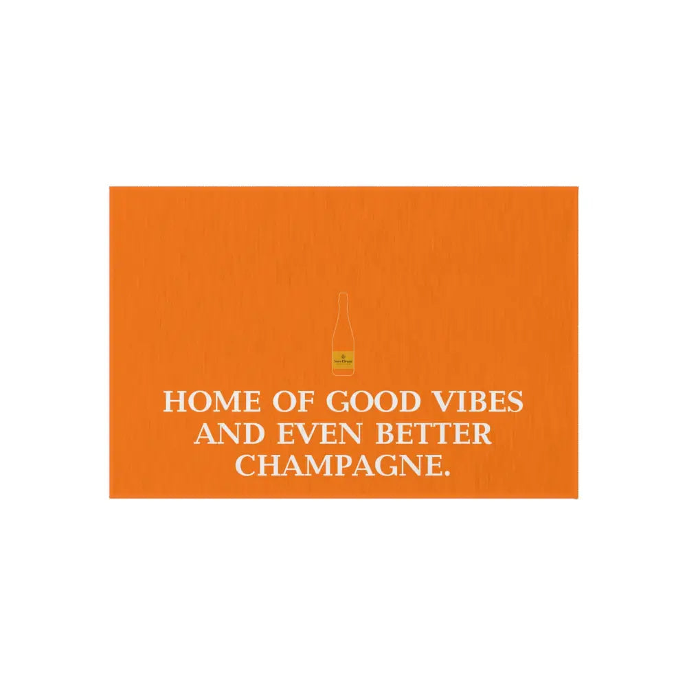 Veuve Clicquot Outdoor Rug – Luxury Champagne Patio & Poolside Decor - 24’’ × 36’’ - Home Decor