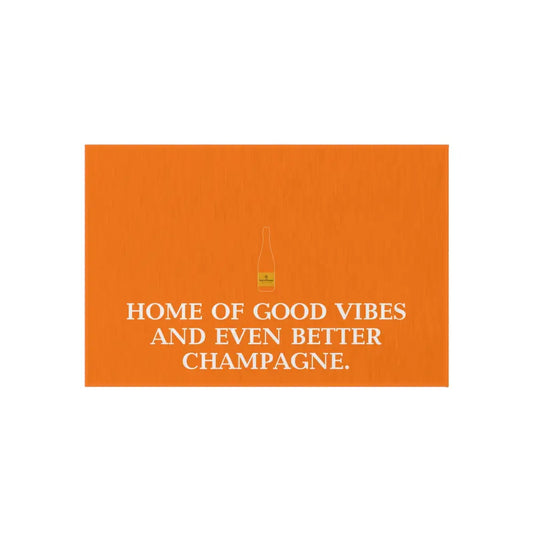 Veuve Clicquot Outdoor Rug – Luxury Champagne Patio & Poolside Decor - 24’’ × 36’’ - Home Decor